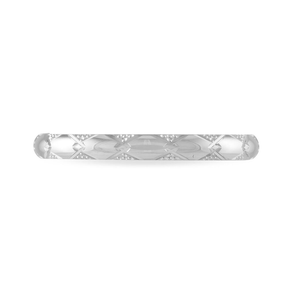 Alliance Harmonie Demi Jonc Classique Or Blanc