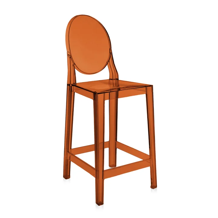 Kartell - One More Barhocker, H 65 cm, bernstein