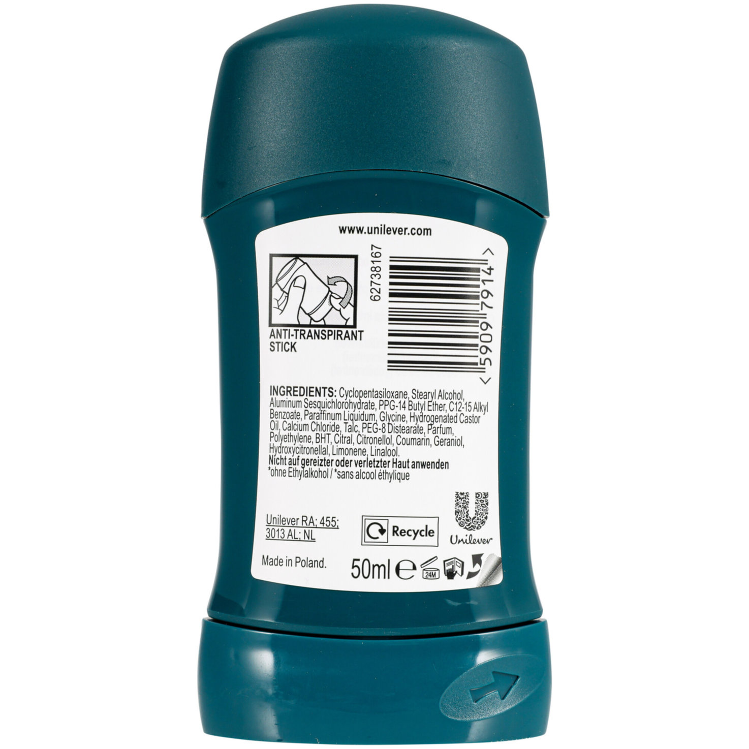 Rexona Men Nonstop Protection Deostick Anti-Transpirant Cobalt Dry 50 ml