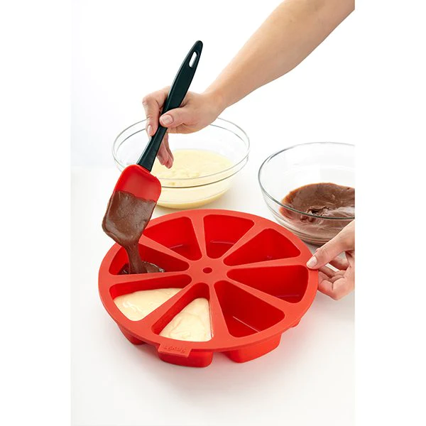 Moule à gâteau 8 parts Cake Portion silicone Lékué