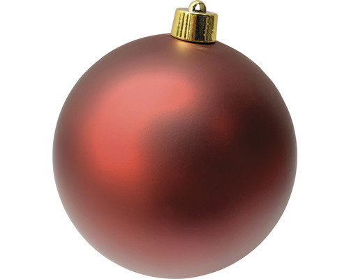 Grote XXL kerstbal Lafiora Ø 30 cm mat rood