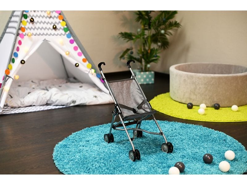 Knorrtoys Puppenbuggy Sim Grau Puppenwagen