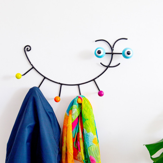 Patère murale 60's - Caterpillar