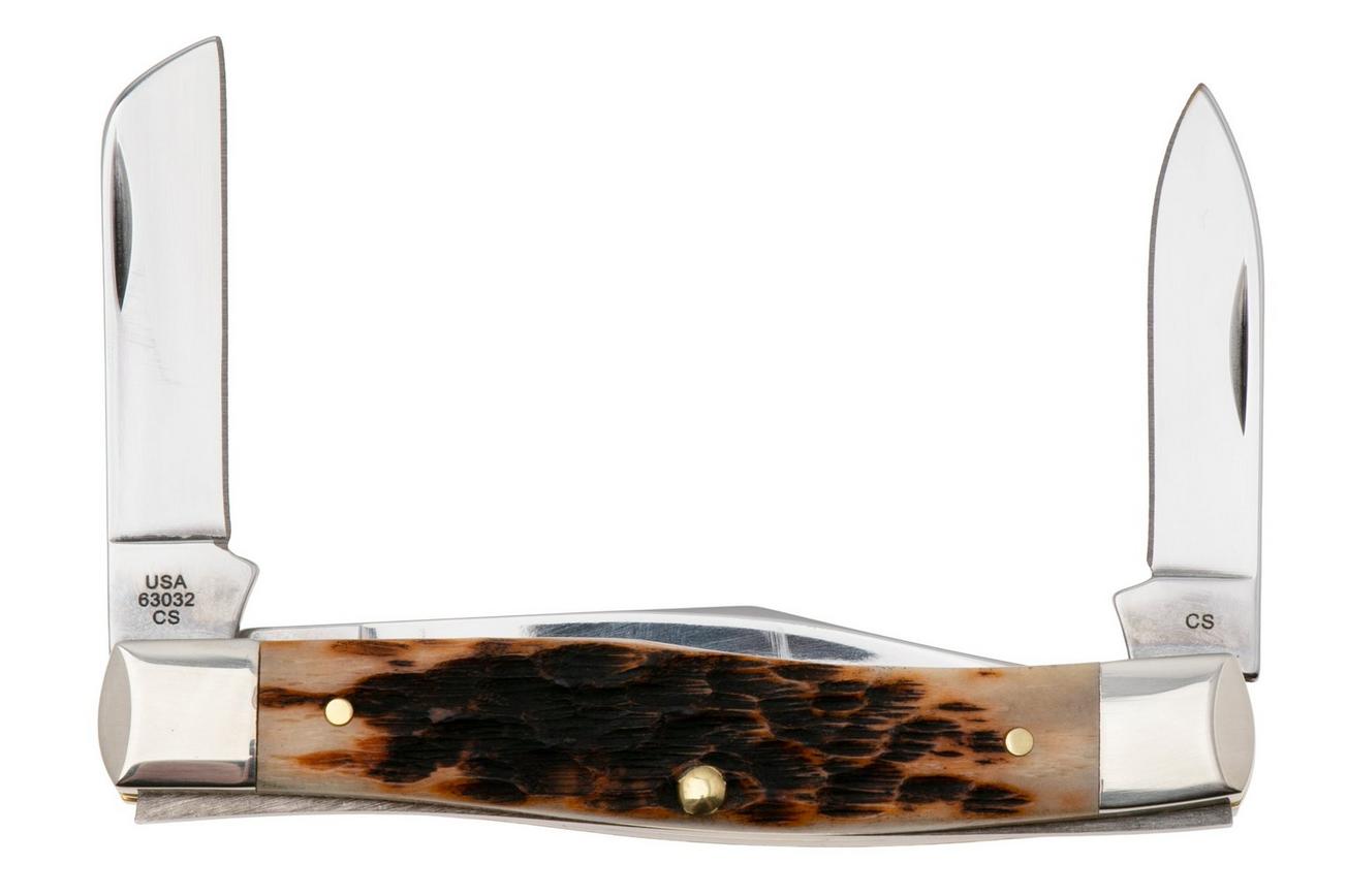 Case Stockman Amber Jigged Bone, 00079, 63032 CV zakmes