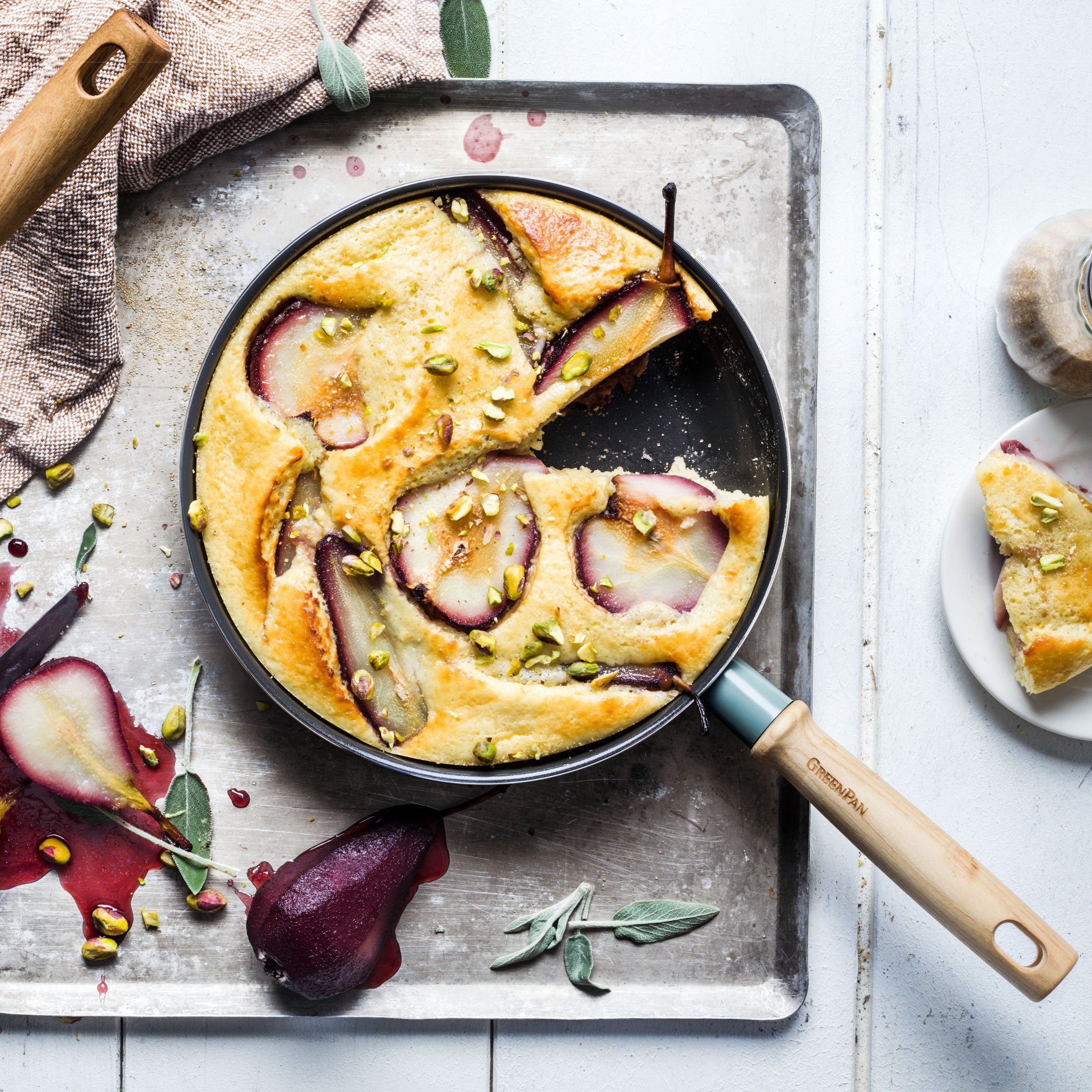 Greenpan Mayflower Pannenset 2-delig met Spatel