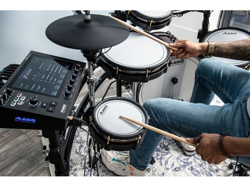 Alesis E-Drum Strata Prime 10-teiliges E-Drum-Set mit Touch-Screen Drum-Modul