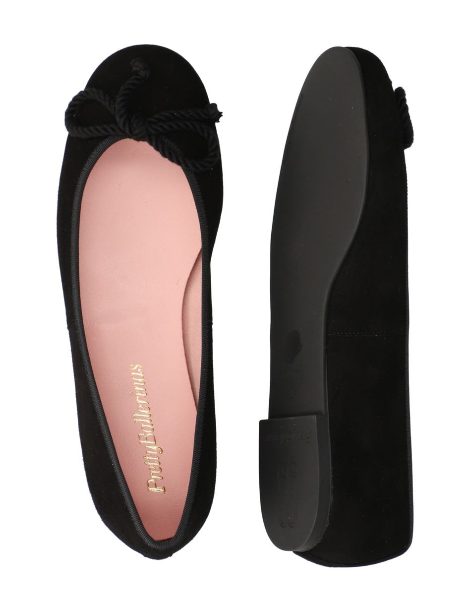 Veloursleder Ballerina