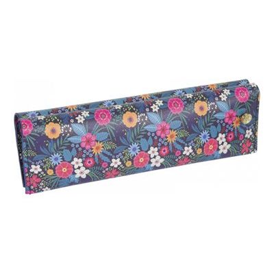 Oberthur Barbade - Etui double pour parure de stylo - bleu marine