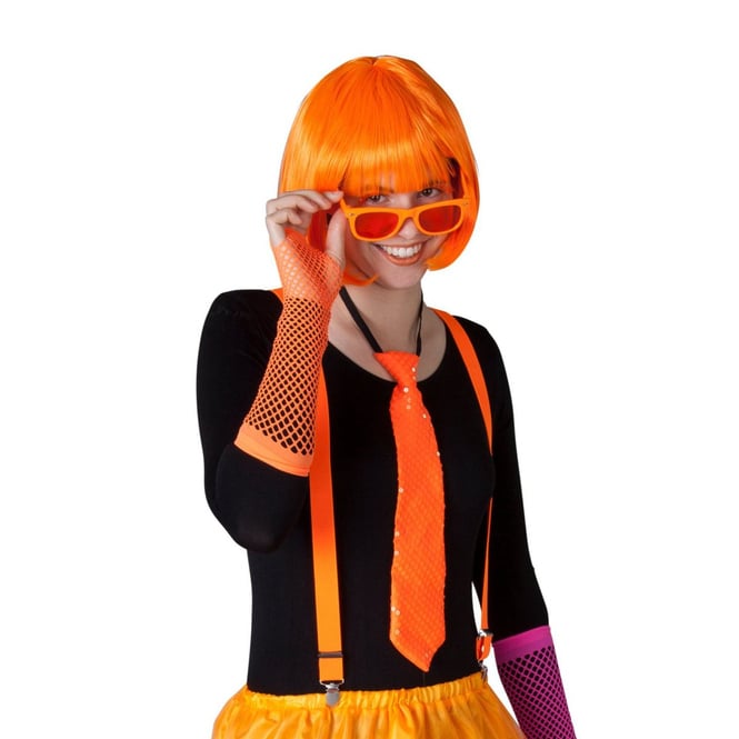 Hosenträger - für Erwachsene - orange