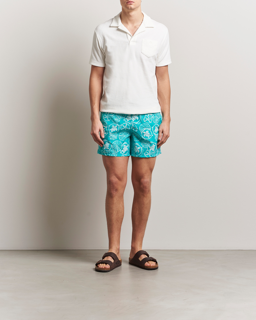 Vilebrequin Moorea Swim Shorts Vert Disco
