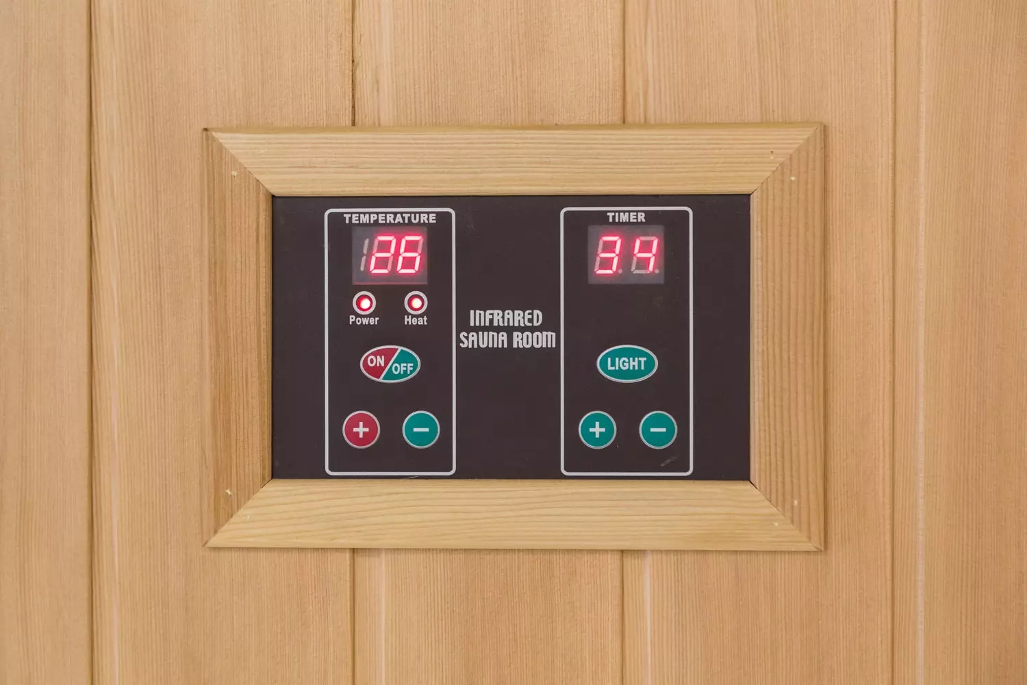 PureHaven Infrarotsauna kombiniert mit Saunaofen aus kanadischem Hemlockholz energiesparend Saunasteine - versch. Ausführungen