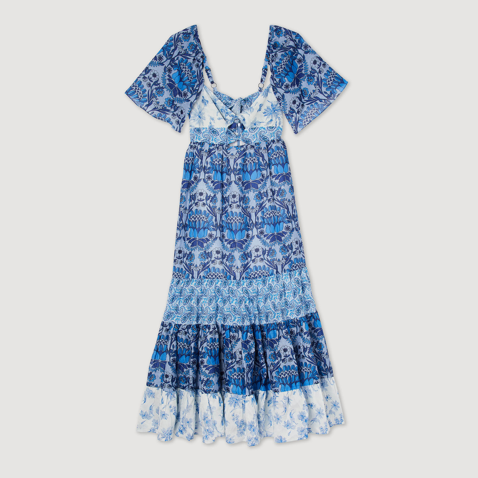 Robe longue imprime foulard