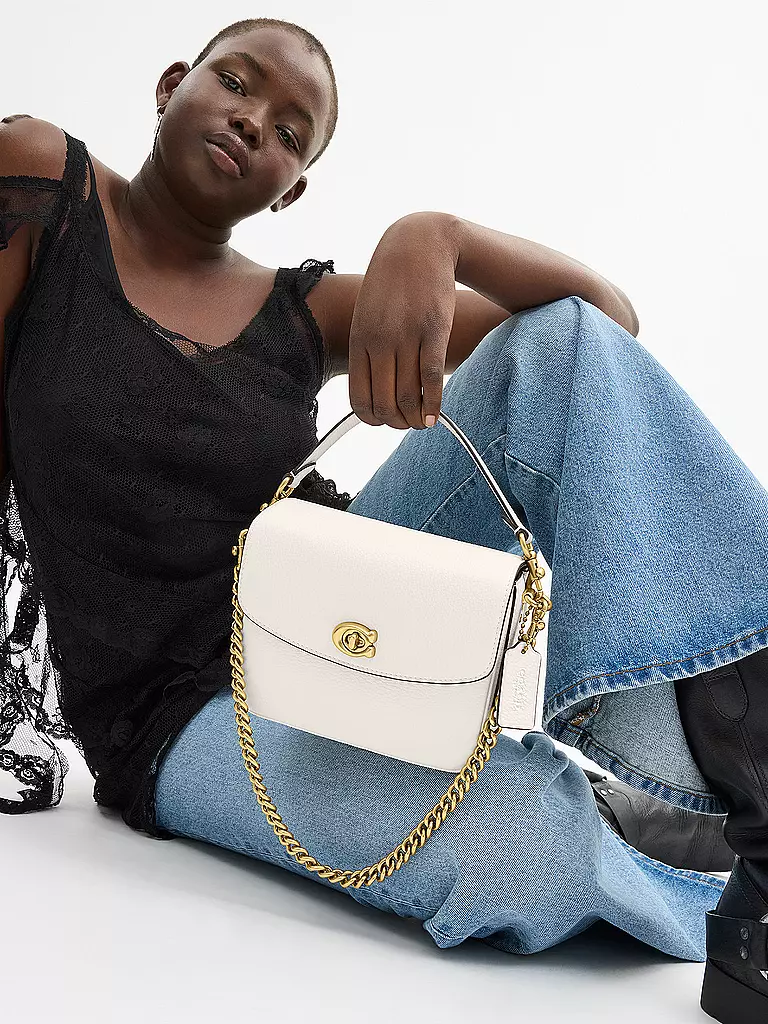COACH Ledertasche - Mini Bag CASSIE creme