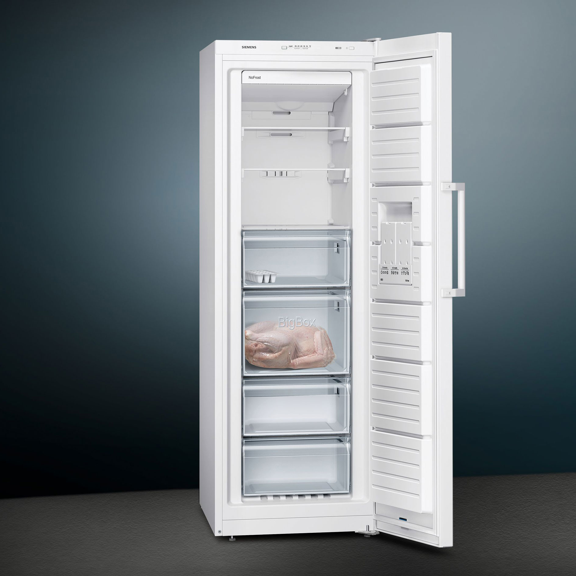 SIEMENS Gefrierschrank GS33NVWEP - weiß - E