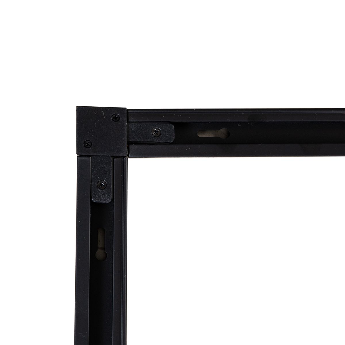 Modern railsysteem met 5 spots zwart met smoke 1-fase - Iconic Jeana