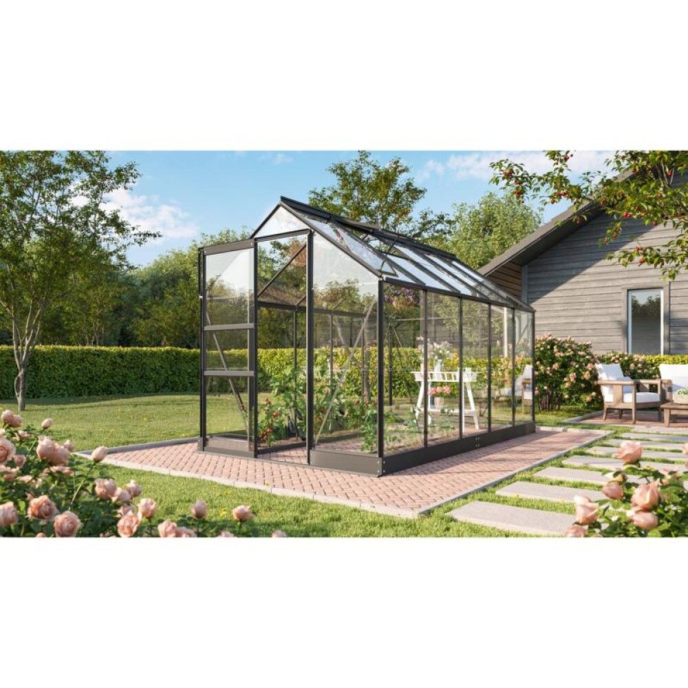 DRIVHUS VITAVIA APOLLO 6200 SVART 6,2M²