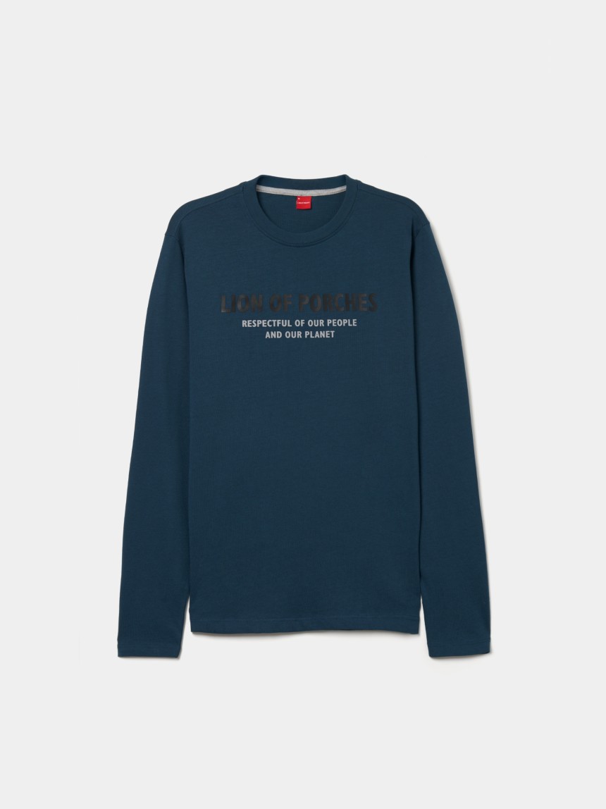 Sweater de algodão com estampado