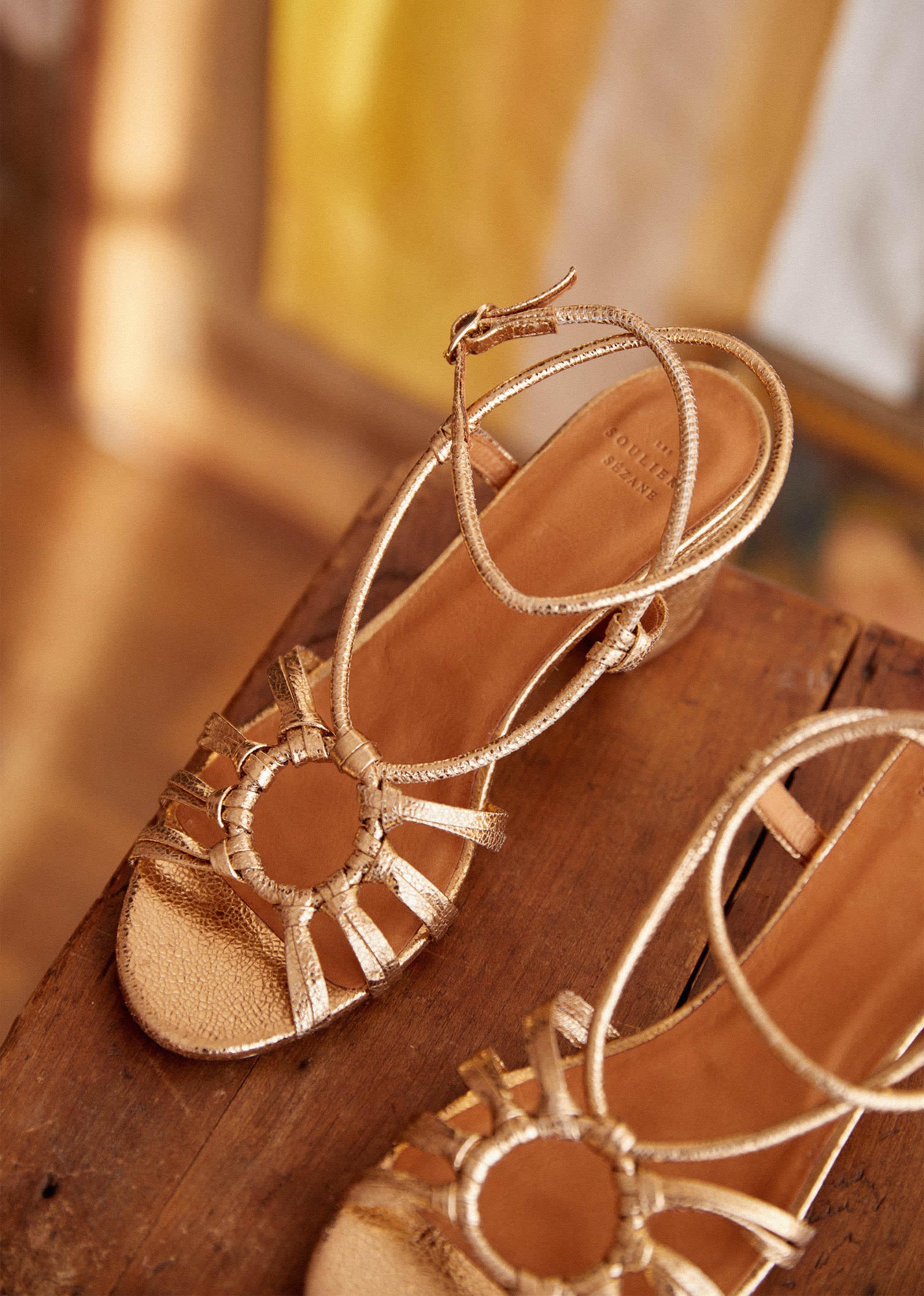 Sandales Gloria - Doré Lisse - SOULIERS/SOULIERS Sandales 5906227