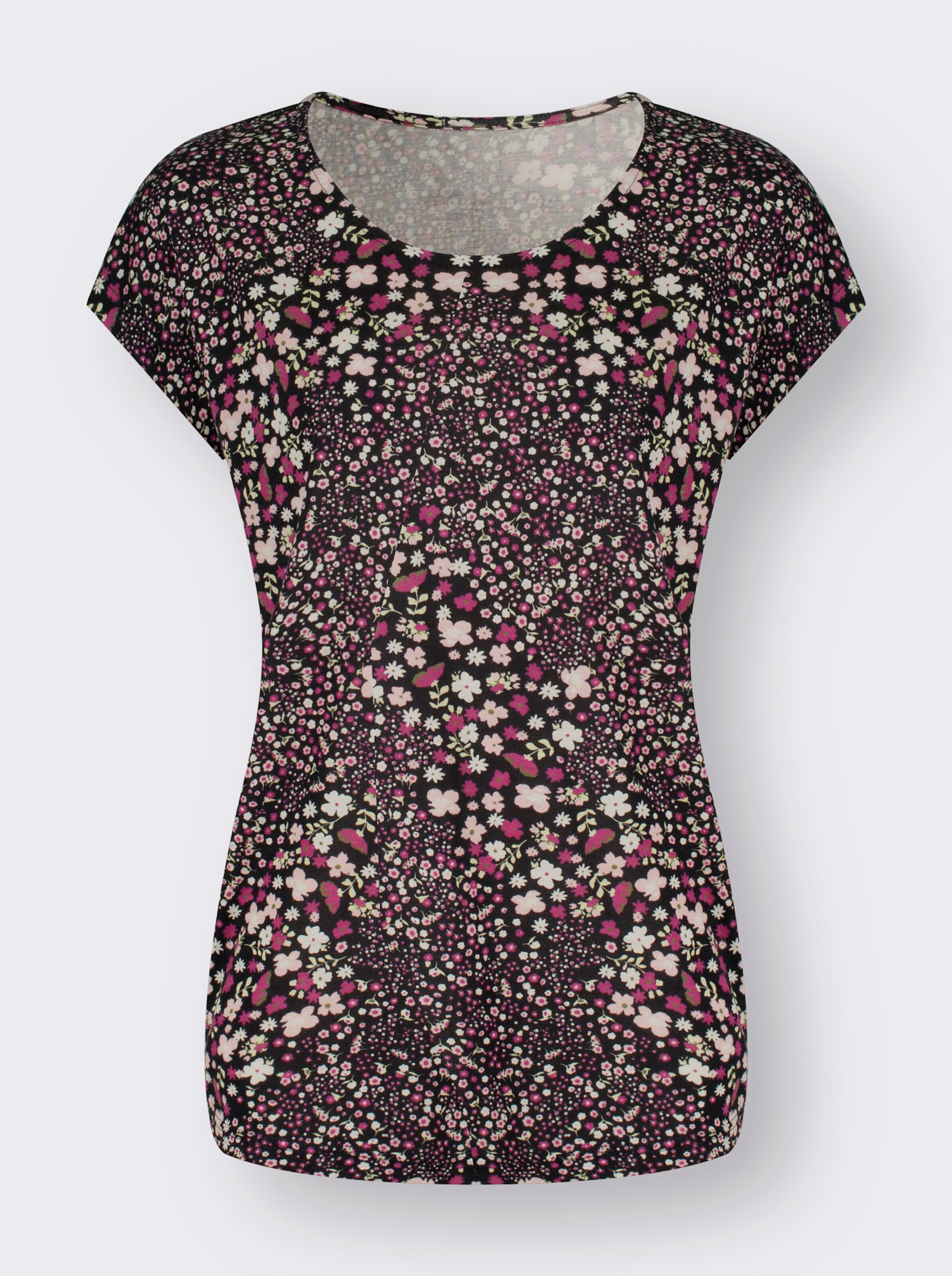 Shirt im Millefleurs-Dessin
