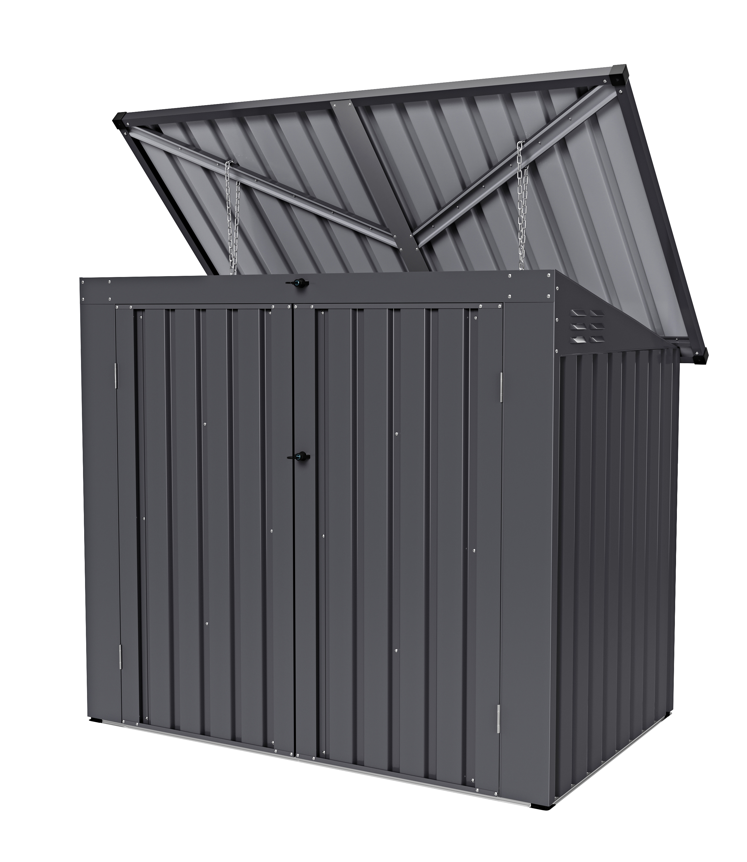 Mülltonnenbox Gerätehaus 480L anthrazit