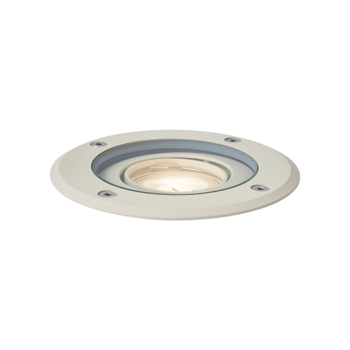 Moderne grondspot beige GU10 50mm verstelbaar IP65 - Delux