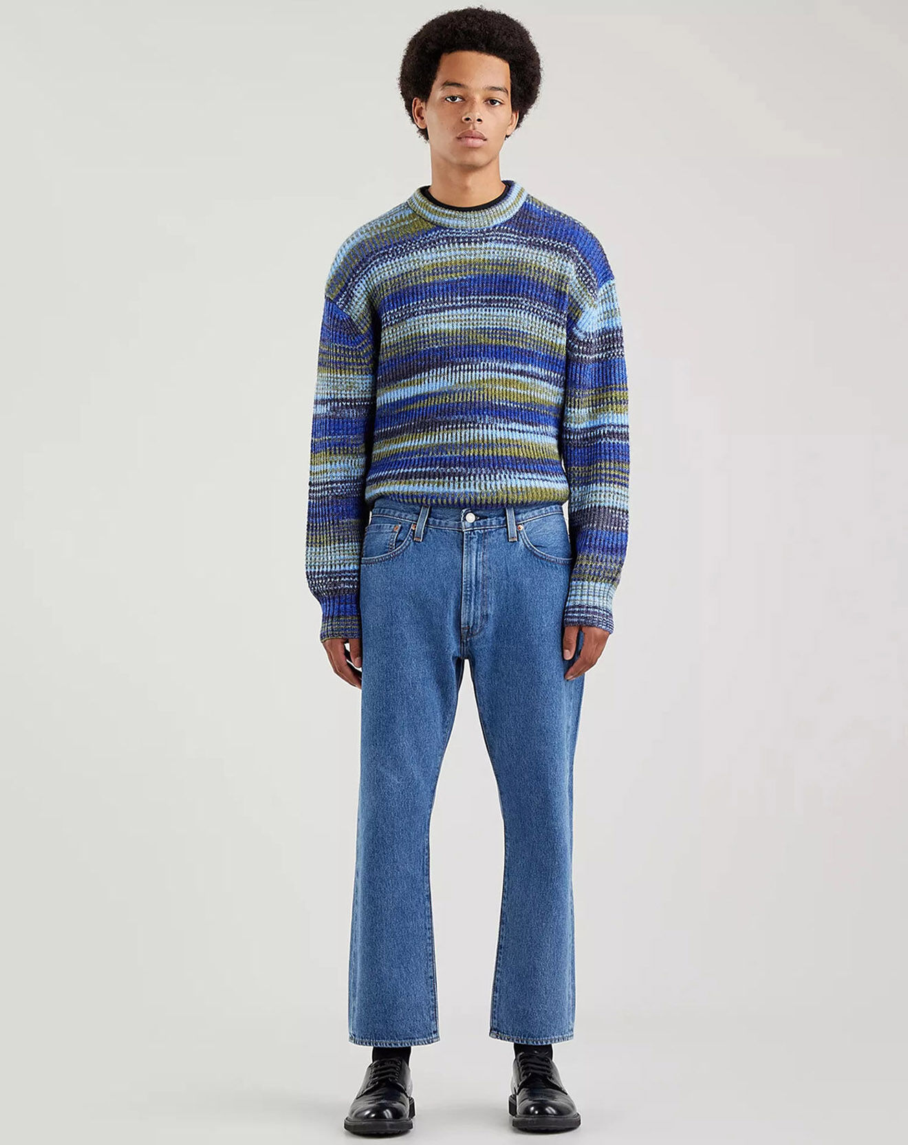 Levi's® Jean straight crop 551z bleu