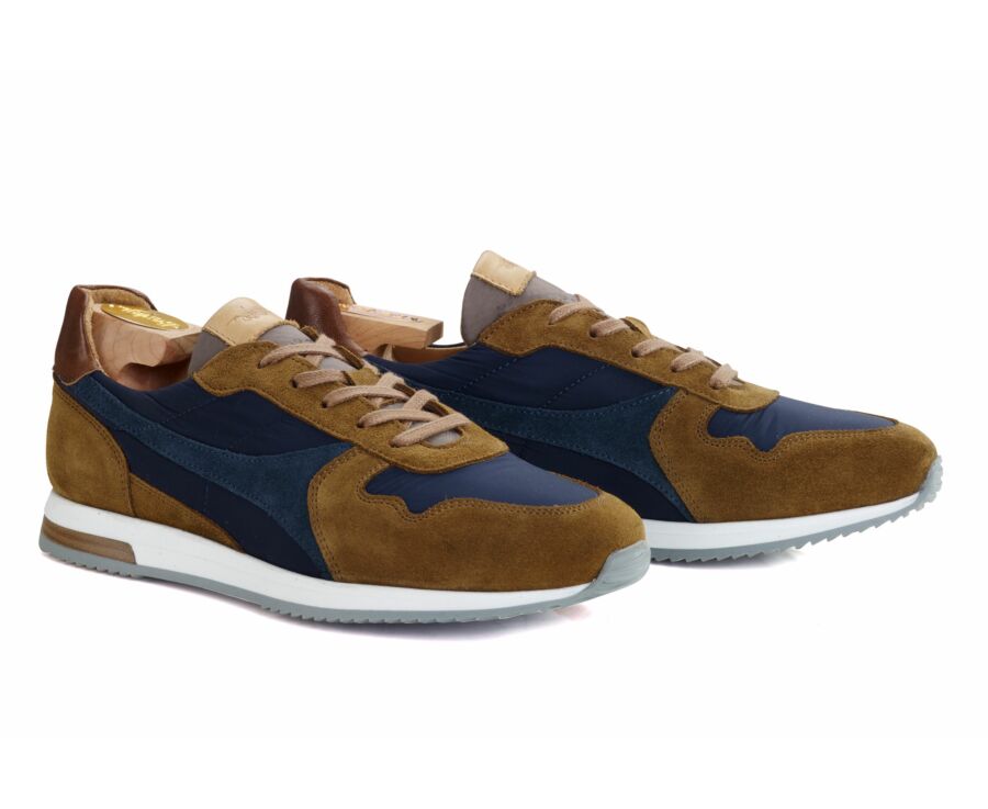 Sneakers homme Chamois et Navy - BOLWARRA