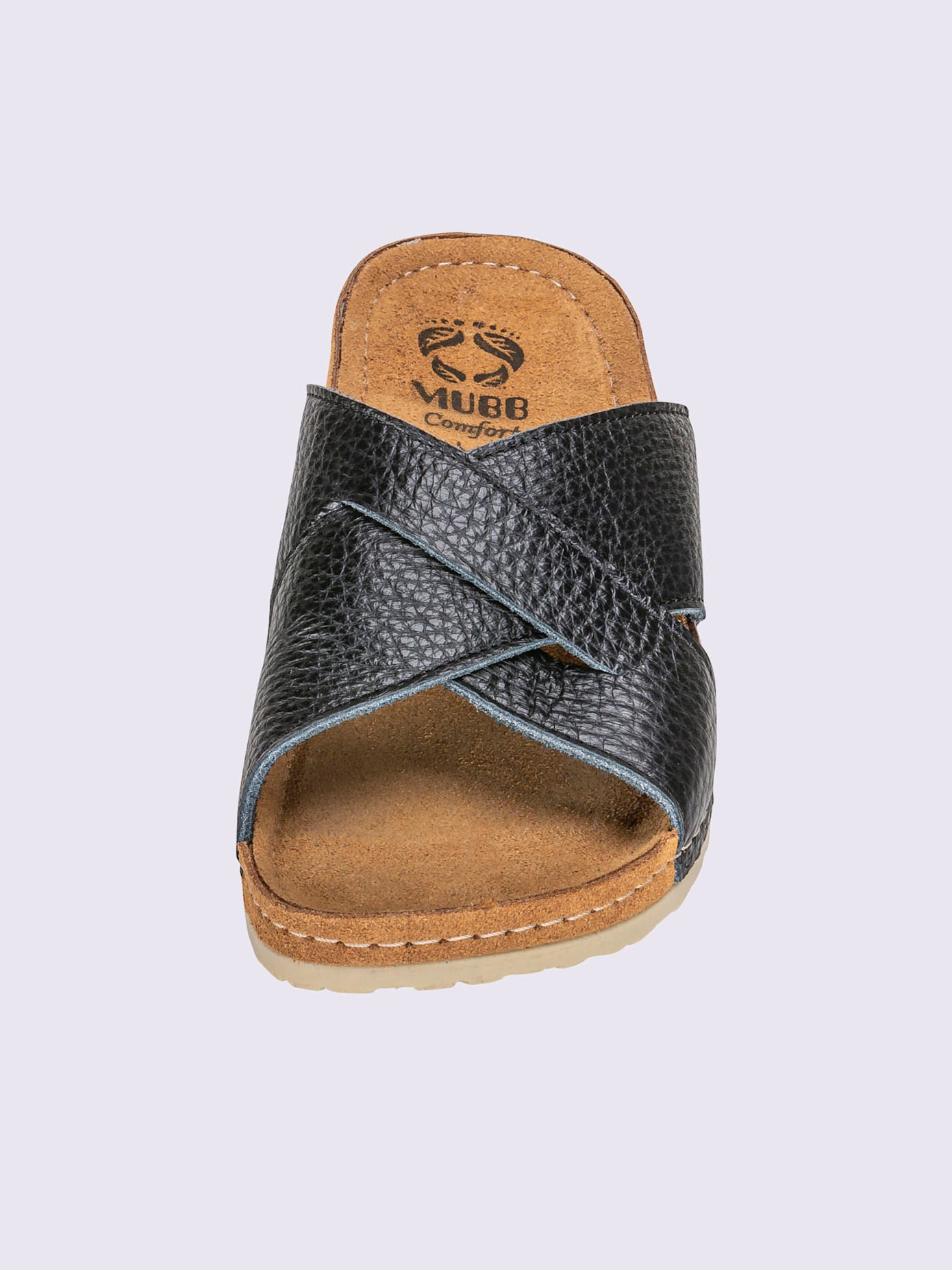 Mules cuir vachette