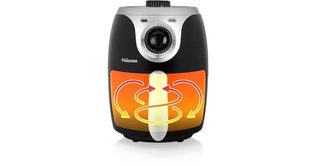 TristarAirfryer Mini FR-6980 heteluchtfriteuse  (Zwart, 2 liter)