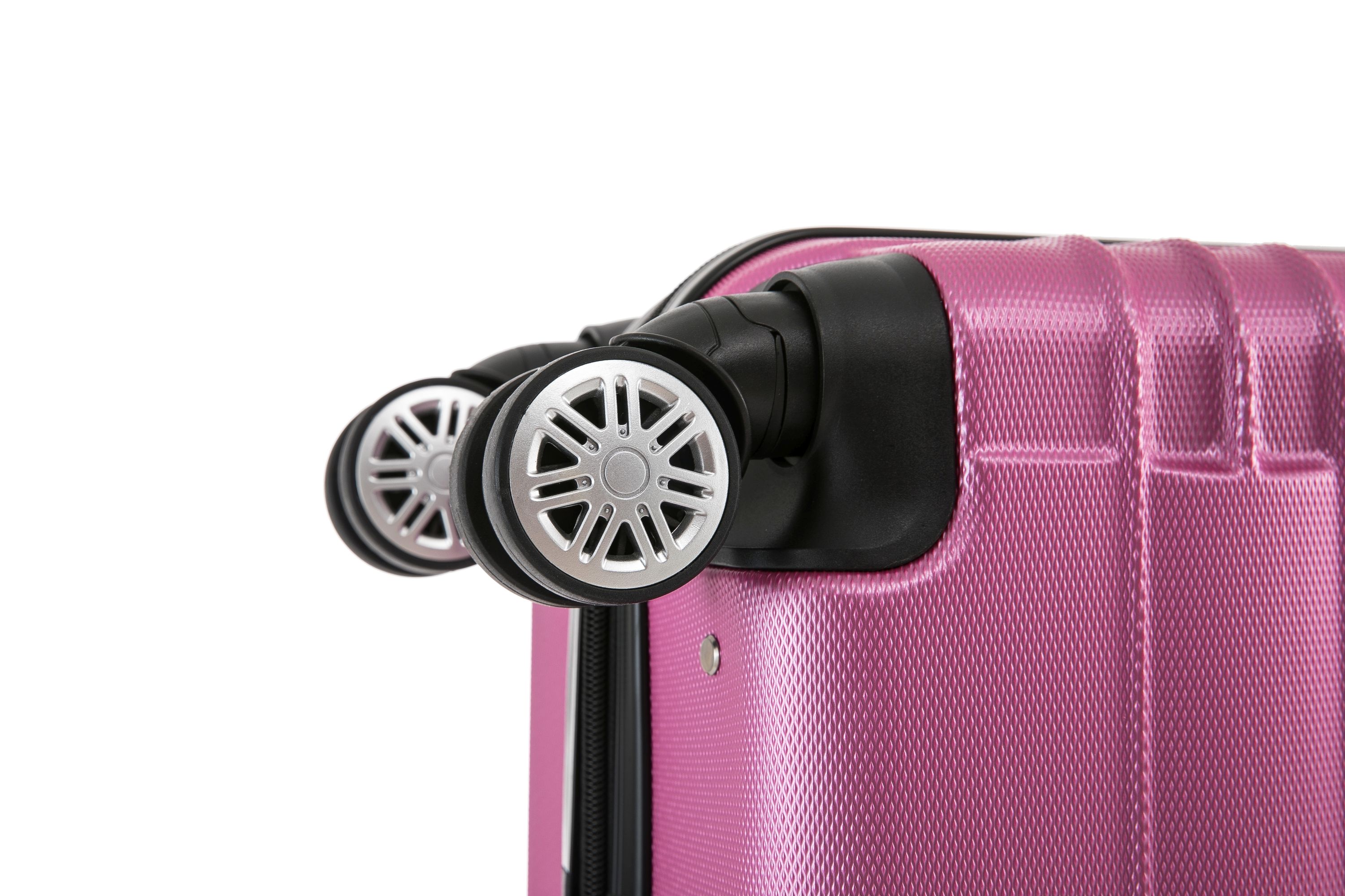Reisekoffer Hartschalenkoffer AVA 3er Set pink