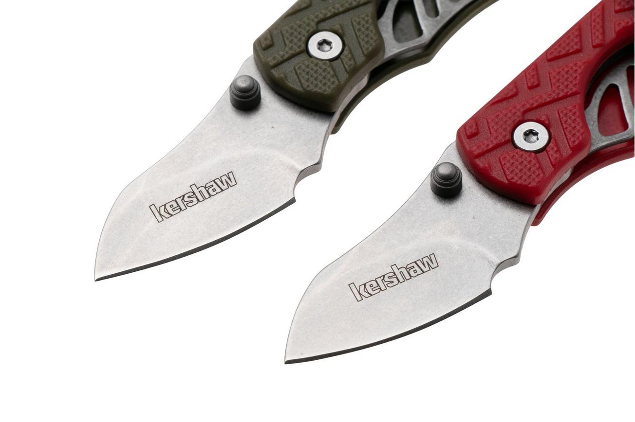 Kershaw Cinder RD & OL 1025ROL, sleutelhangerzakmes, set van twee