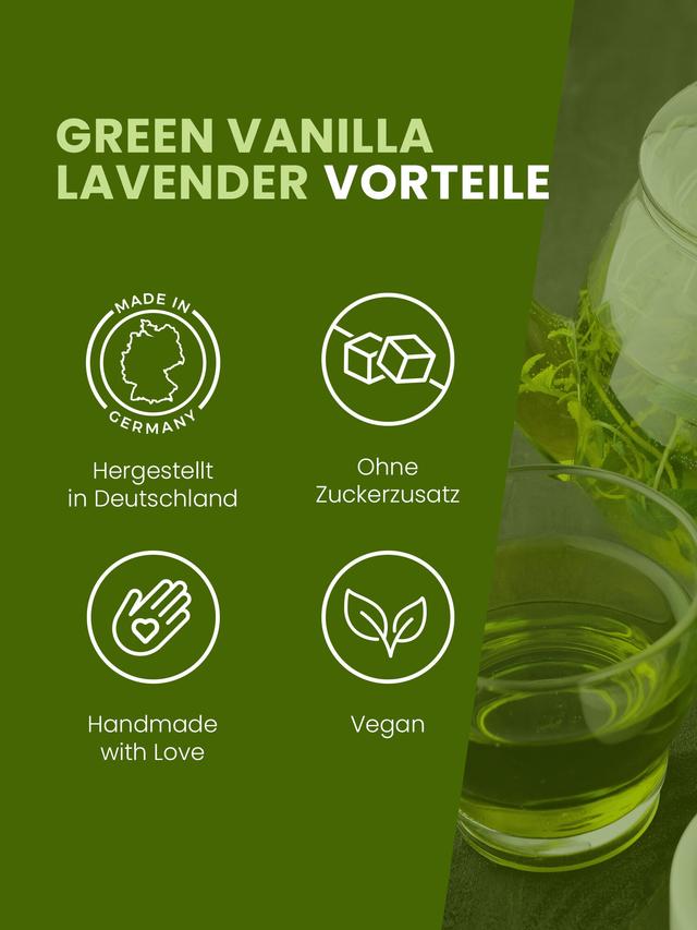 Grüner Tee Lavendel-Vanille, lose, 100 g