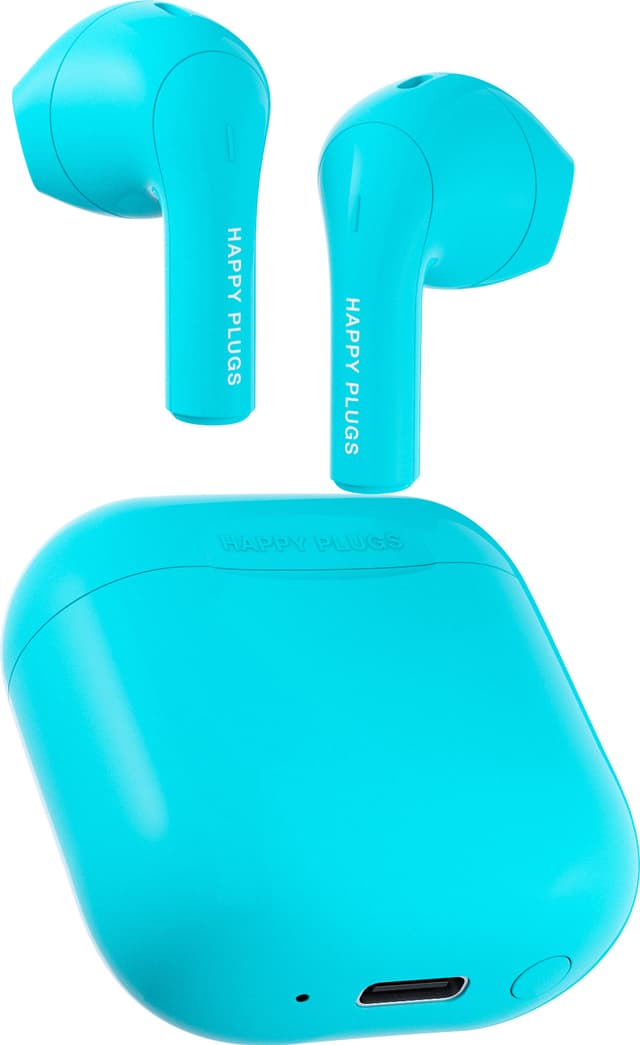Happy Plugs Joy True Wireless in-ear høretelefoner (turkis)