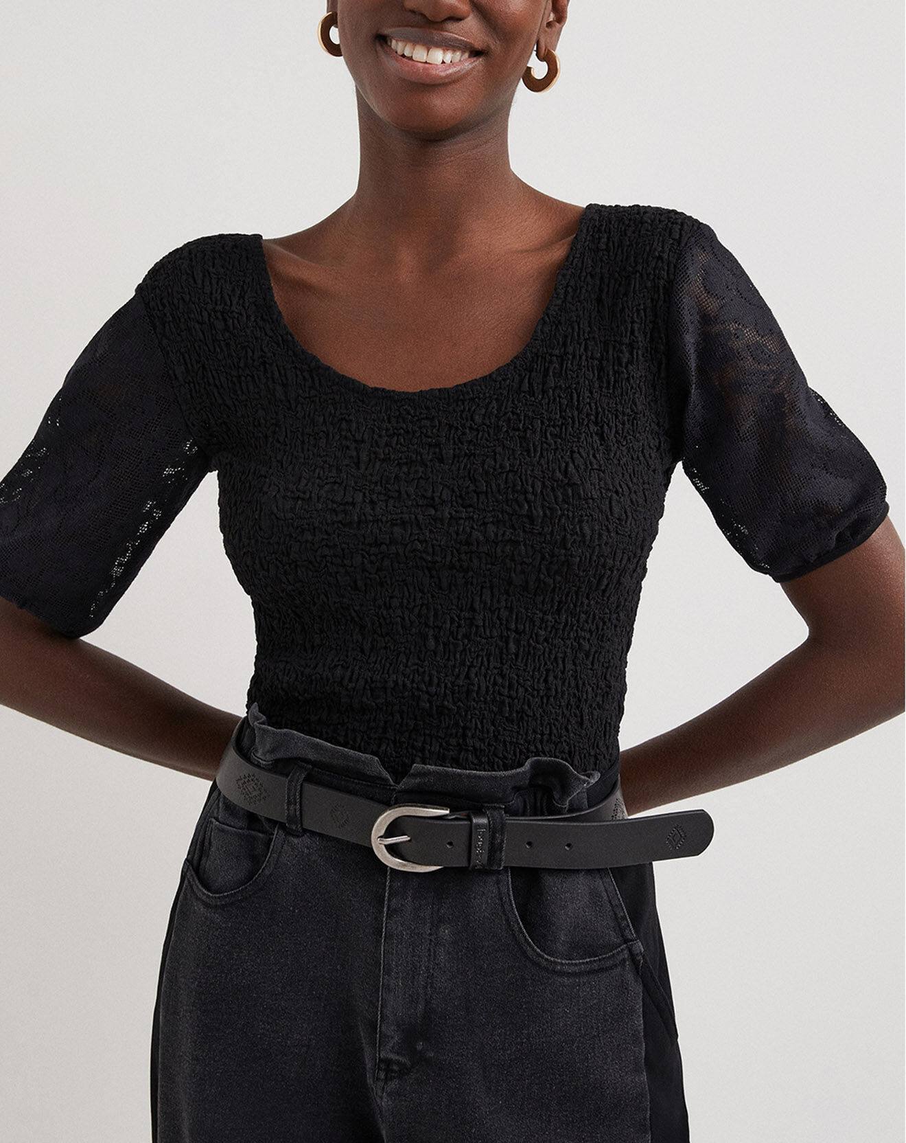 Desigual Top Cleo noir