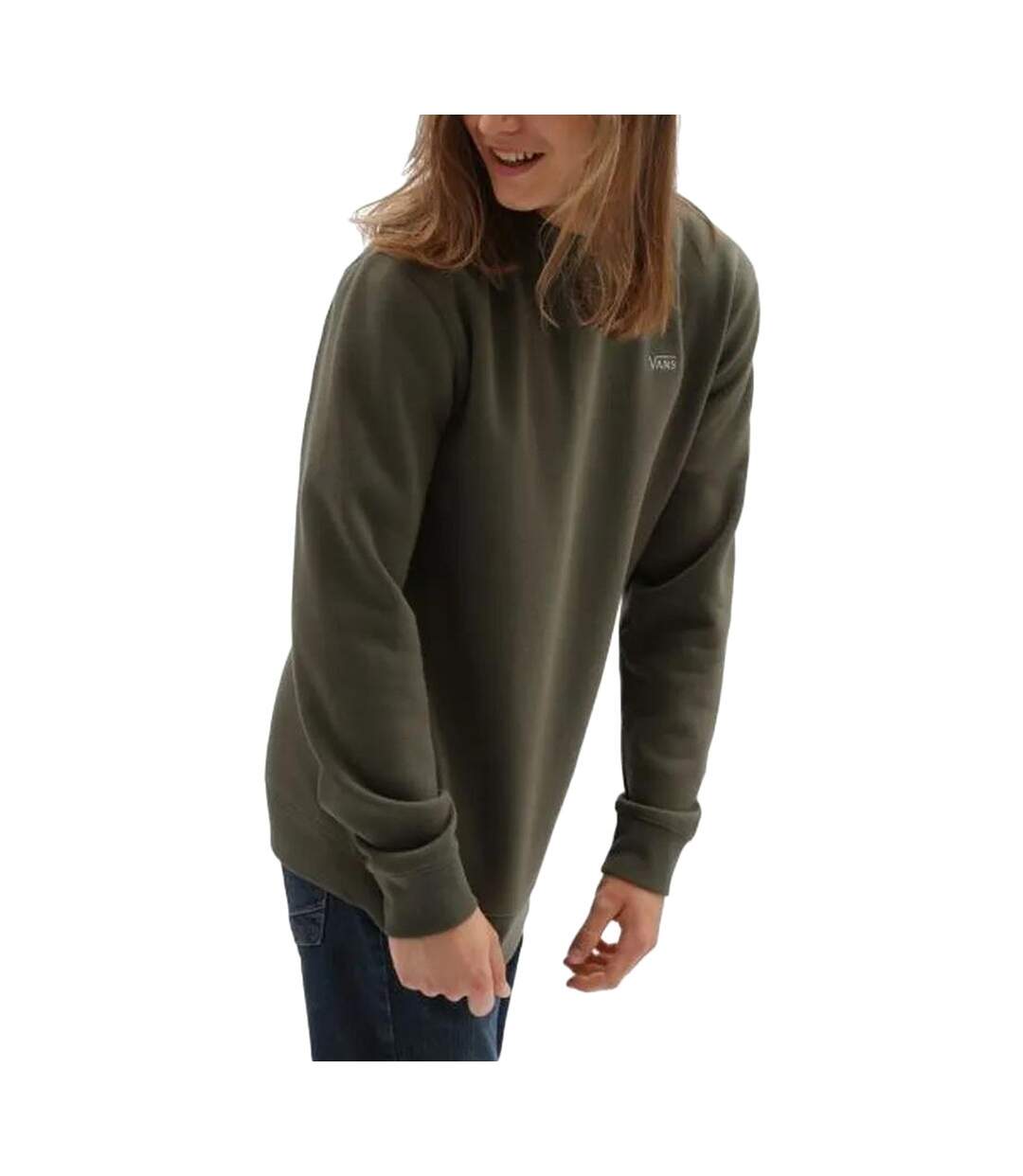 Sweat Kaki Homme Vans Fleece