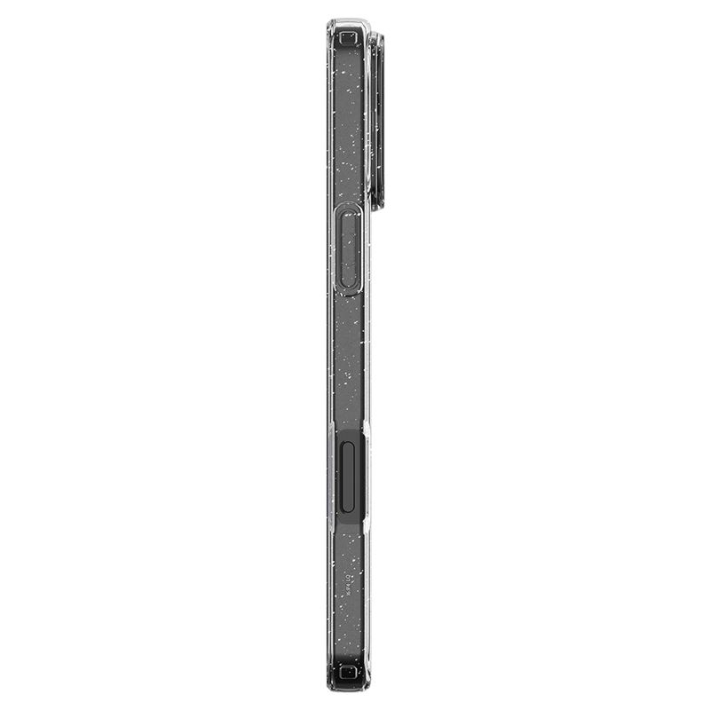 iPhone 16 Pro Max Liquid Crystal Glitter Case Gummi Hülle (ACS07985) - Crystal Quartz