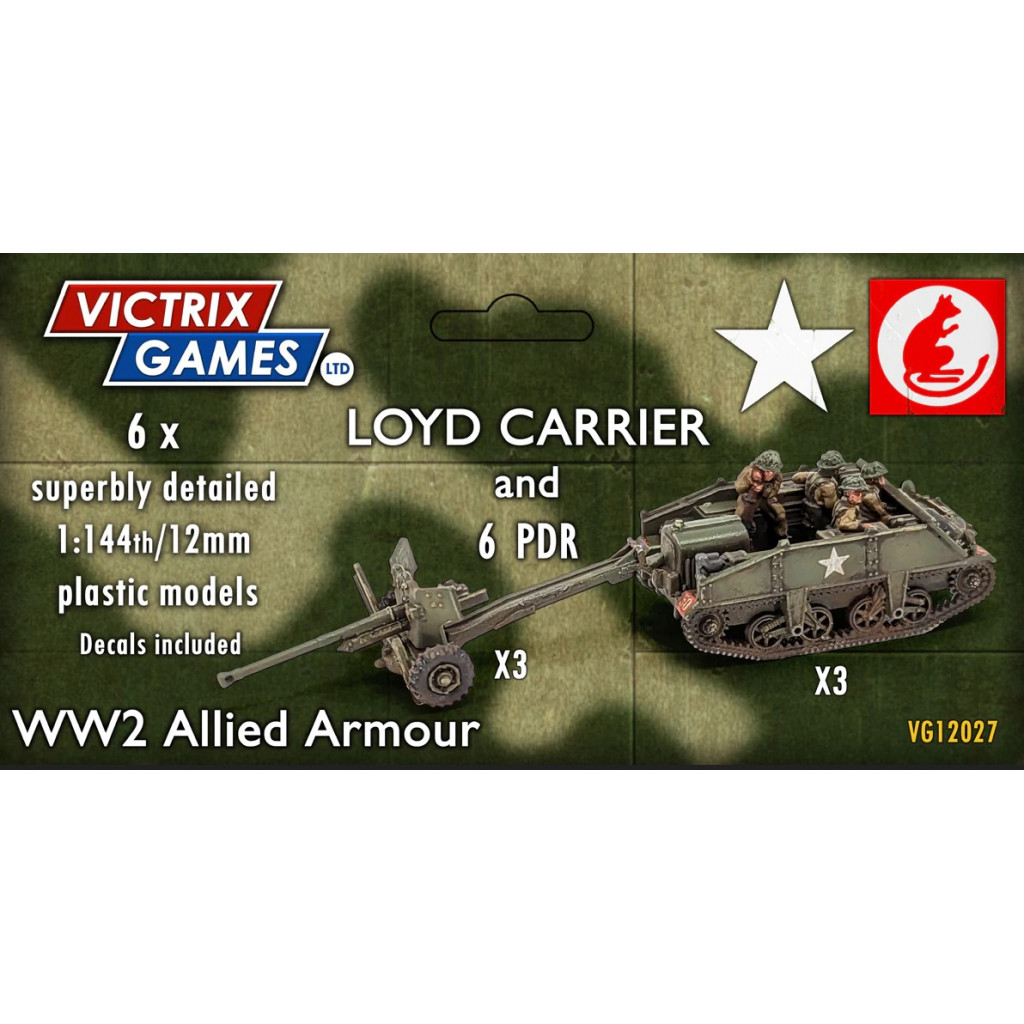 12mm British Loyd Carrier and 6pdr with Crews