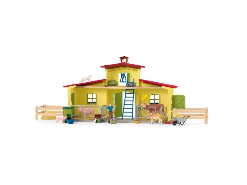 Schleich Large Farm with Animals and Accessories