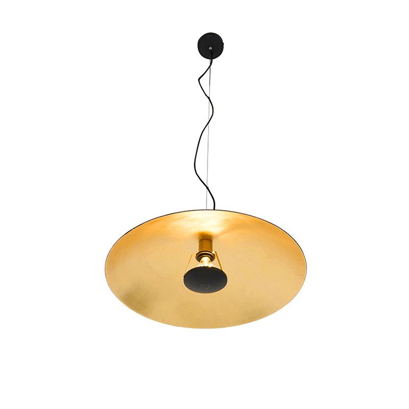 Vintage hanglamp zwart met goud 60 cm - Emilienne