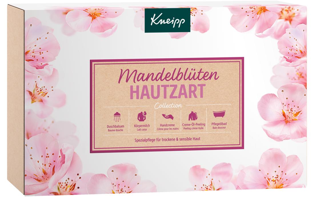 Geschenkset Mandelblüten hautzart 5-teiligNatürliches Pflegeset für Mandelblüten Liebhaber