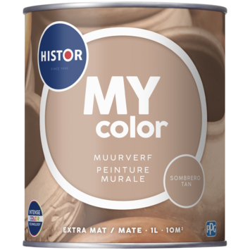 Histor My Color muurverf extra mat sombrero tan 1 liter