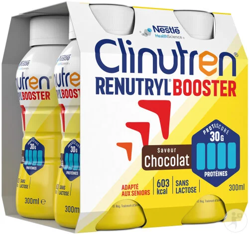 Renutryl Booster Saveur Chocolat - 4X300ml