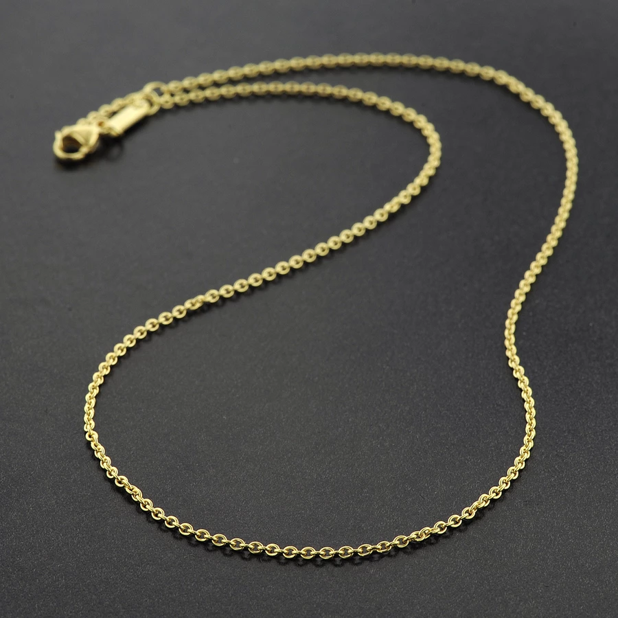 trendor Halskette für Kinder 333 Gold Ankerkette 1,5 mm Länge 3836 cm gold