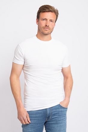 Alan Red T-Shirt Virginia Wit - 2pack Herenmode 3129/2P/01 Virginia T-shirt White