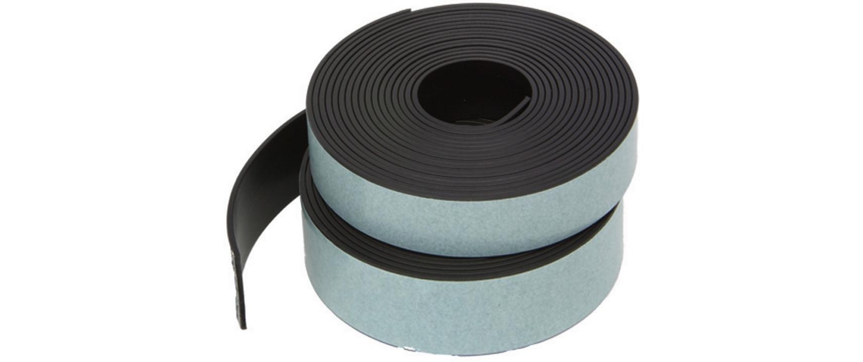 Magnetstreifen 19 mm x 3 m, SchwarzFlexibles Magnetband für alle eisenhaltigen Oberflächen