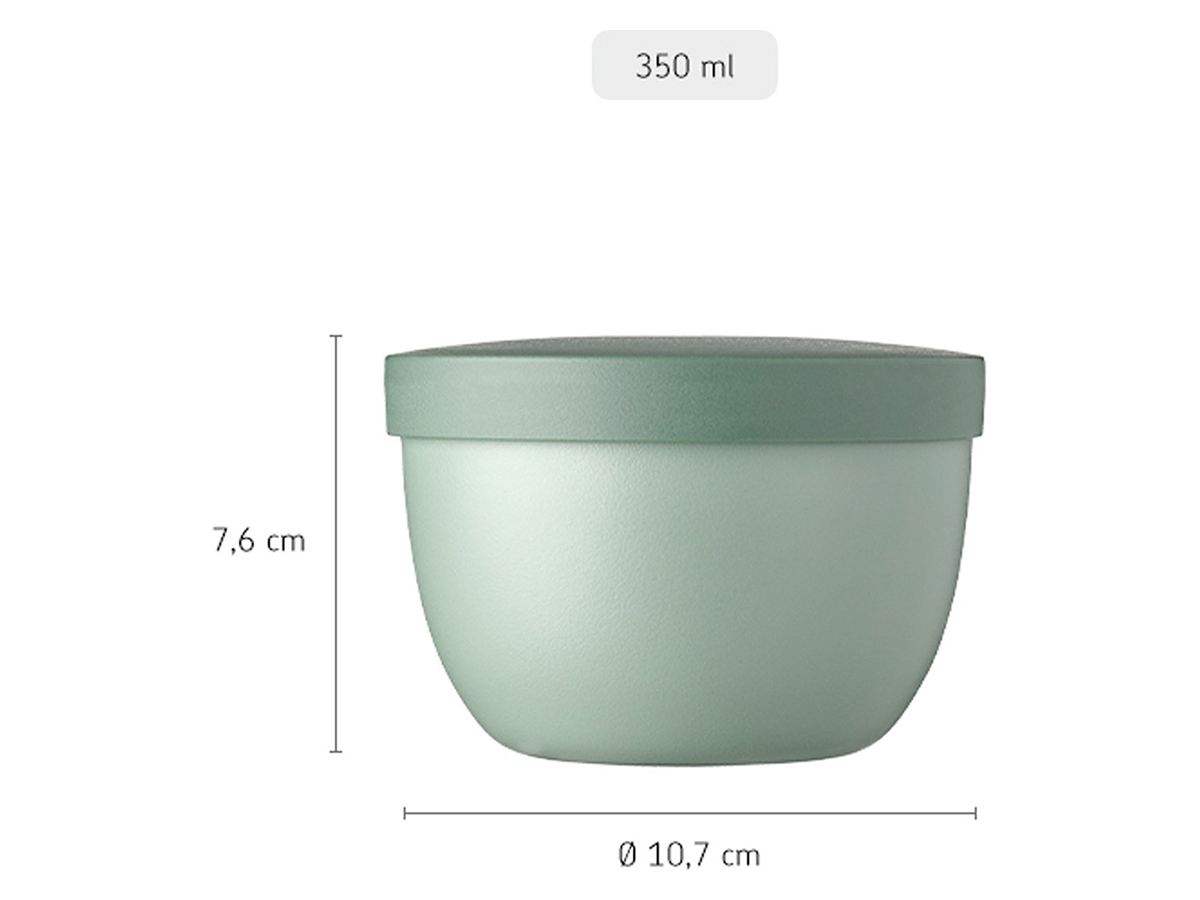 Mepal Ellipse 350 ml snackpot - Nordic black