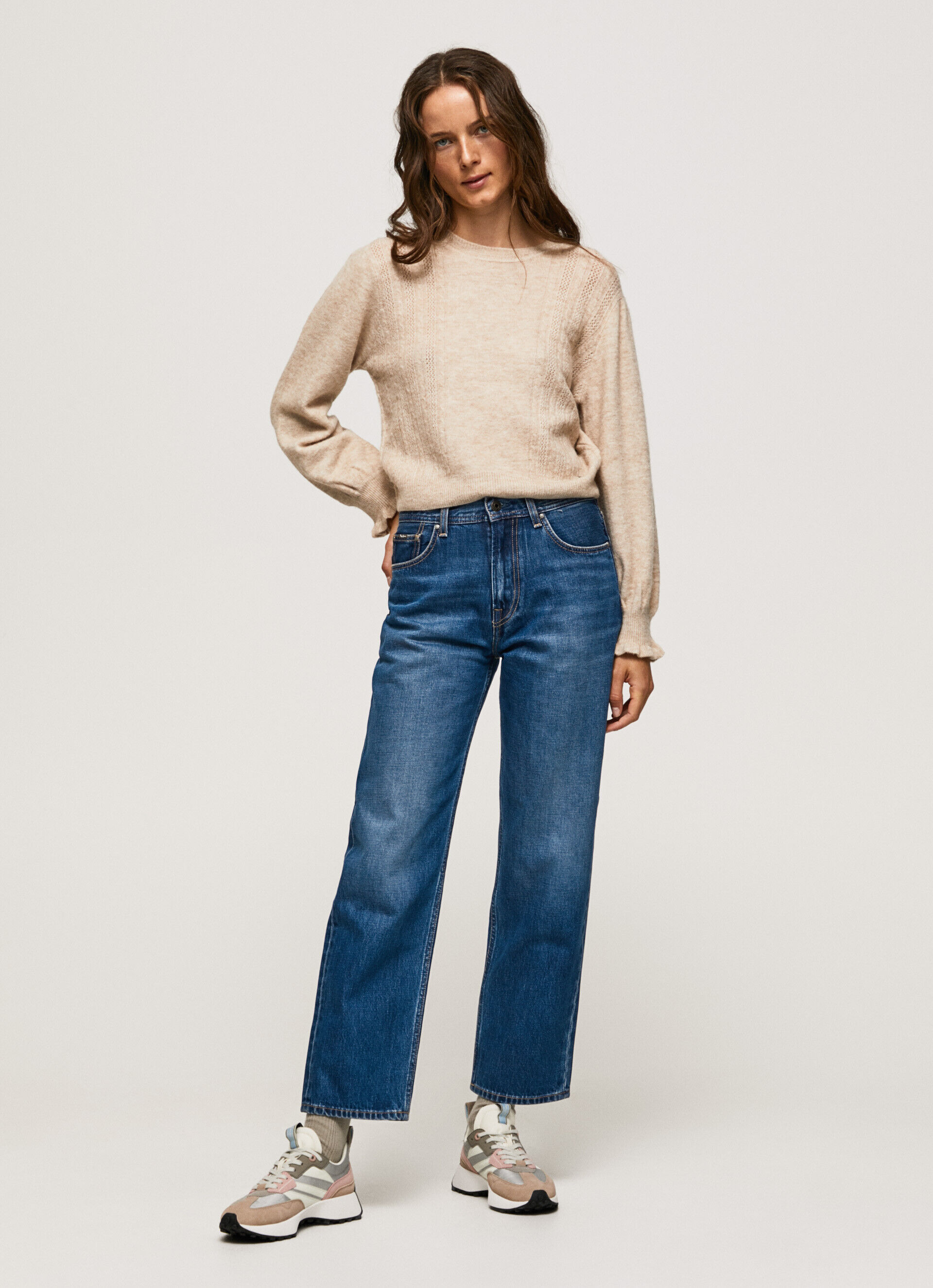 JEAN DOVER FIT RELAXED TIRO ALTO - jeans