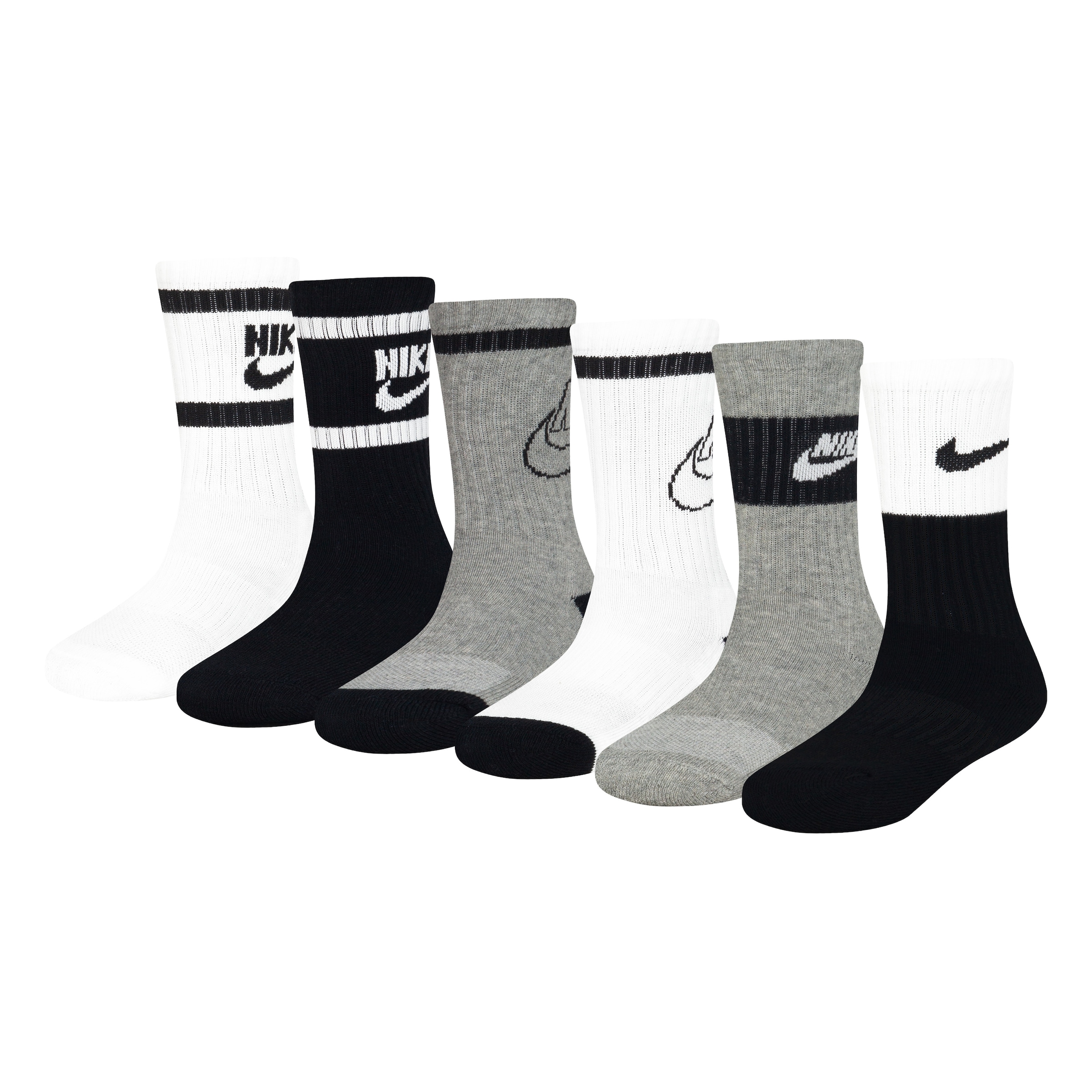 Nike Sportswear Socken »NHN NSW RETRO 6PK CREW« 6 Stk. tlg. für Kinder Gr. 27 - 34,5