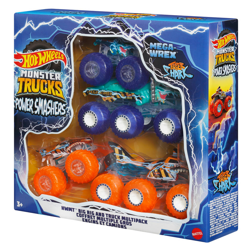 Hot Wheels Monster Trucks Big Rig and Truck multipack