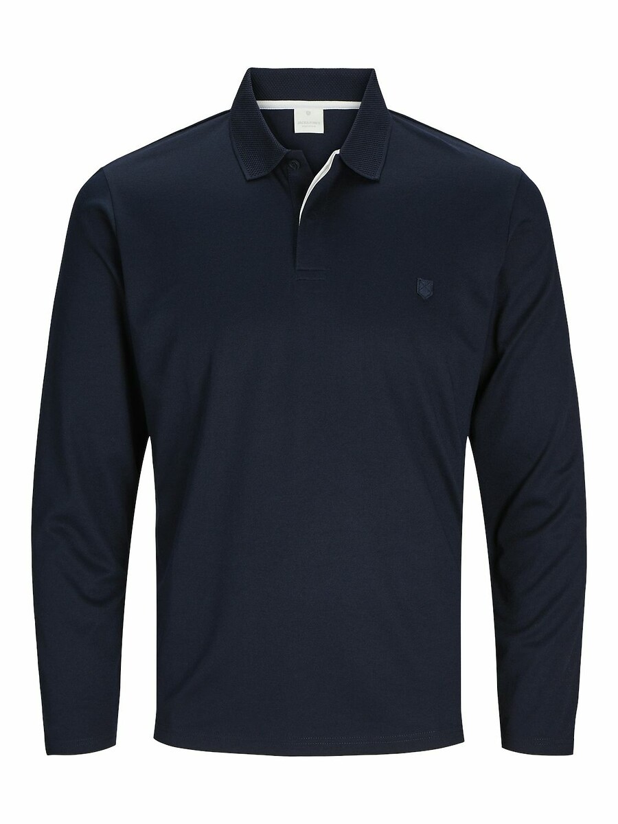 JACK & JONES<br>Camisa polo reta de manga comprida